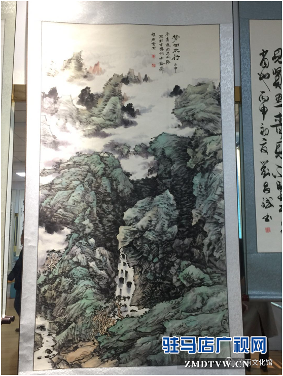 汝南縣文廣旅游局舉辦“光輝歲月70年”書(shū)畫(huà)展 