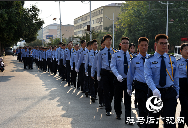 平輿縣公安民警在新中國成立70周年歌詠比賽中獲得銅獎