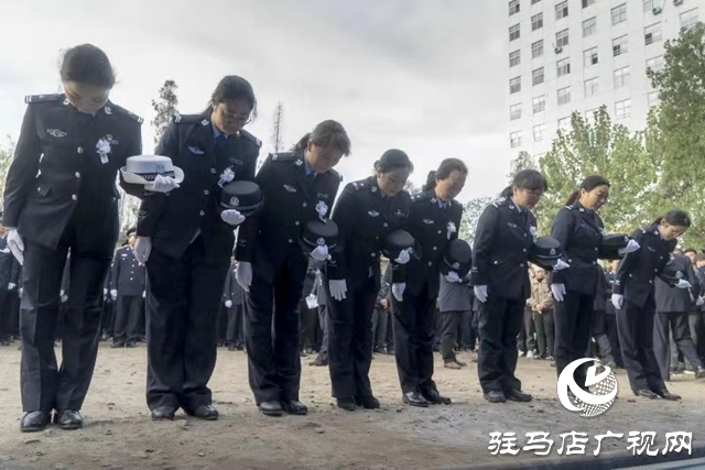 好民警王維平因公犧牲  正陽警民含淚送別