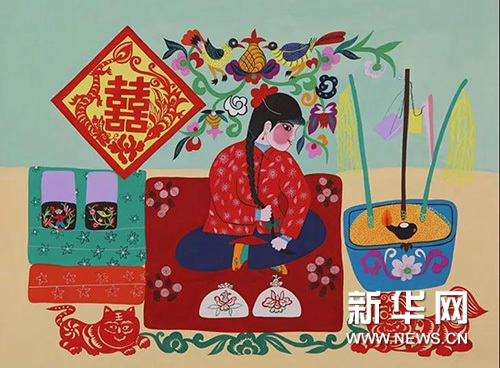 【防控疫情 線上展覽一】陜西省美術(shù)博物館藏安塞農(nóng)民畫(huà)作品展