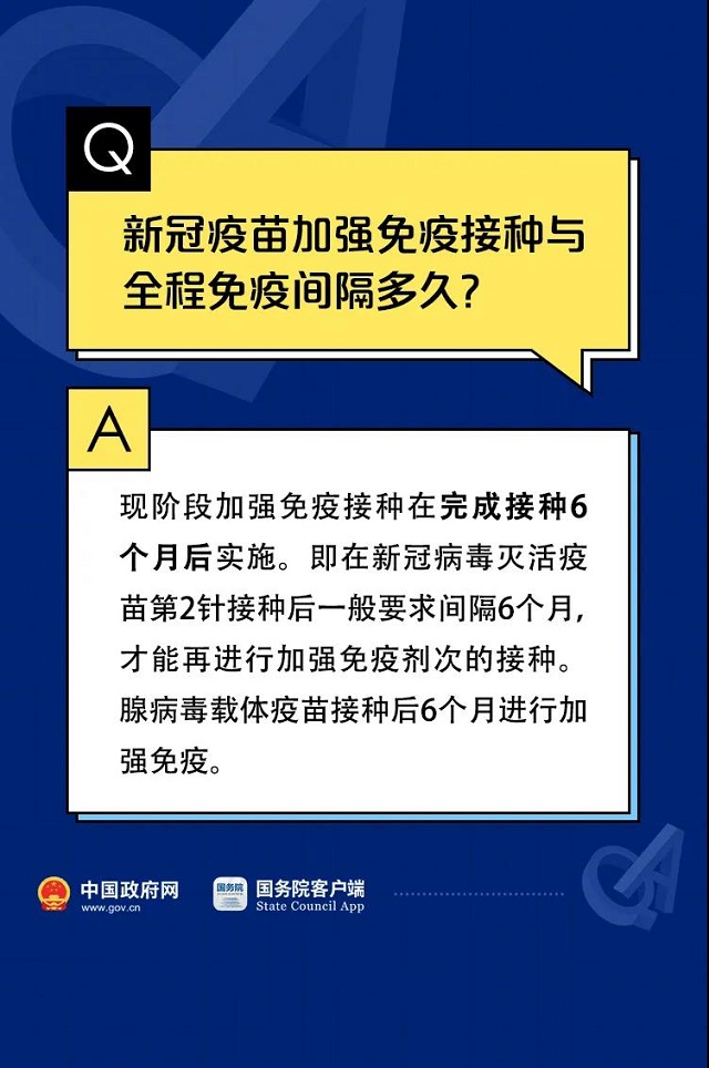 關于新冠疫苗加強針的10個權威回應！