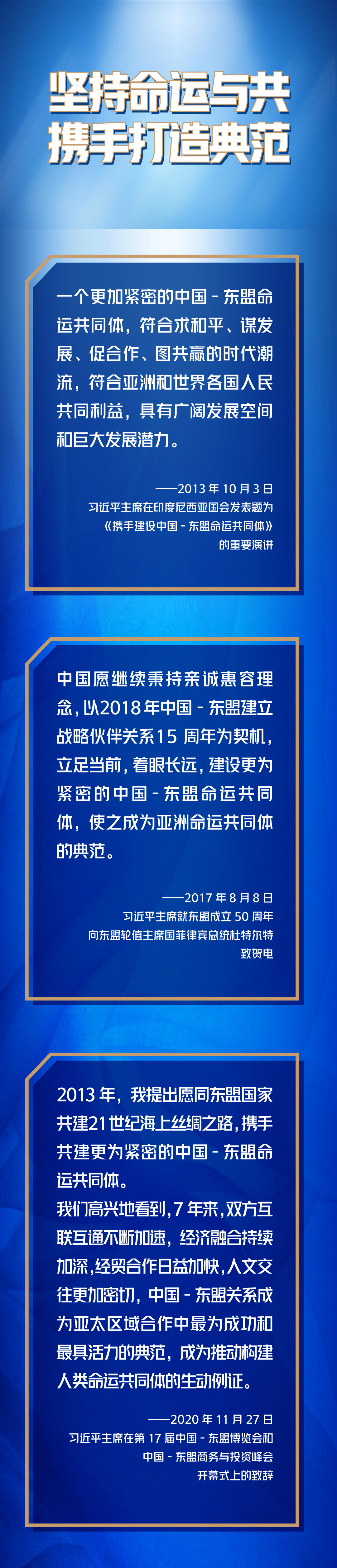 第一報(bào)道 | 深化中國(guó)－東盟命運(yùn)共同體建設(shè)，習(xí)主席這樣說(shuō)