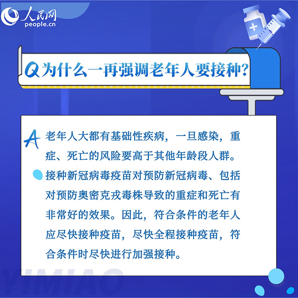 為什么老年人接種新冠疫苗意義重大？8組問答告訴你