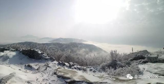 「金頂●冬雪」忽如一夜春風(fēng)來，千樹萬樹梨花開