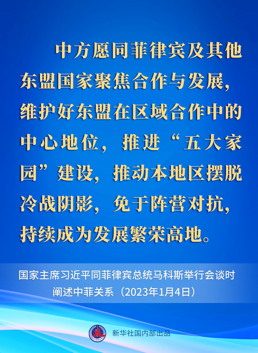 要點(diǎn)速覽丨新年首場外事活動(dòng)，習(xí)近平主席這樣闡述中菲關(guān)系 