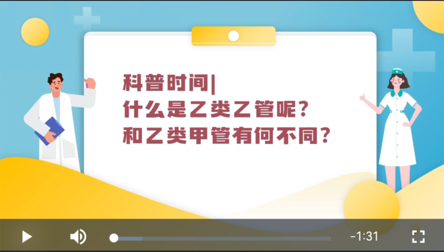 科普時間丨什么是乙類乙管呢？和乙類甲管有什么不同？