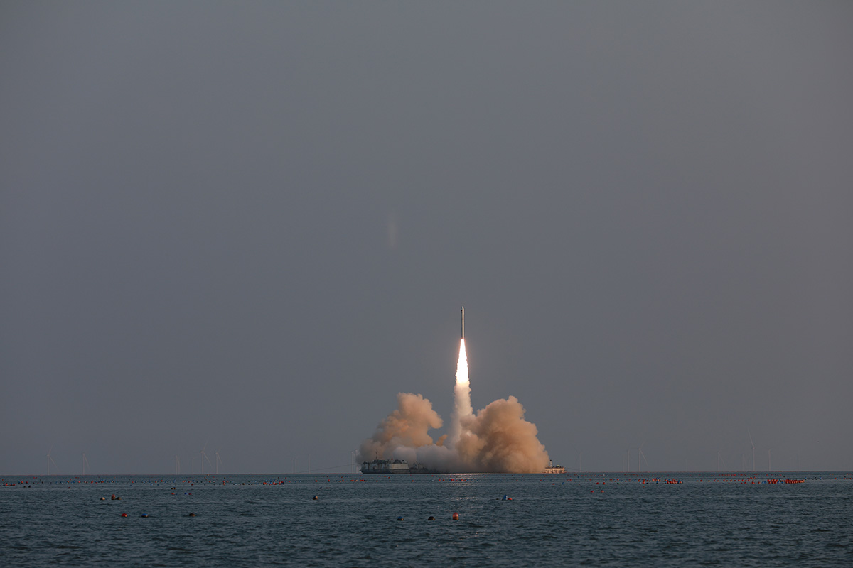 谷神星一號(hào)海射型運(yùn)載火箭成功發(fā)射