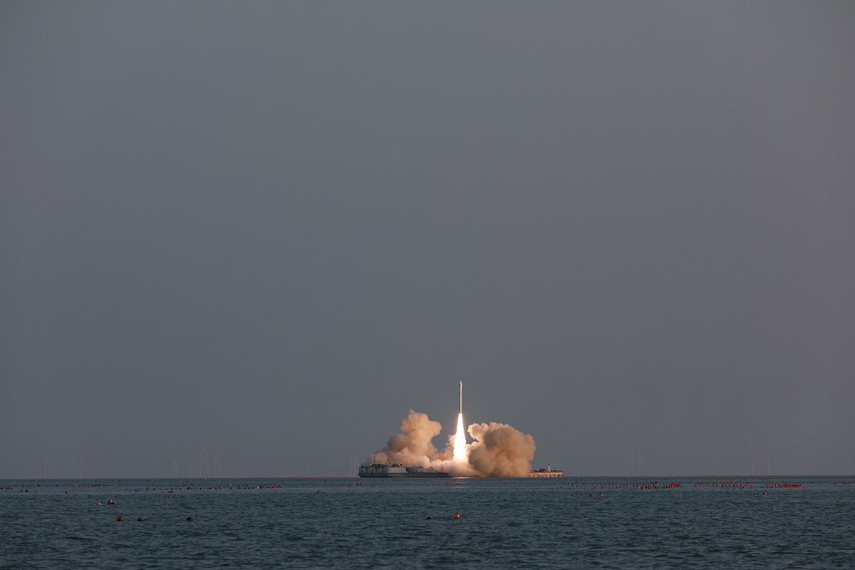 谷神星一號(hào)海射型運(yùn)載火箭成功發(fā)射