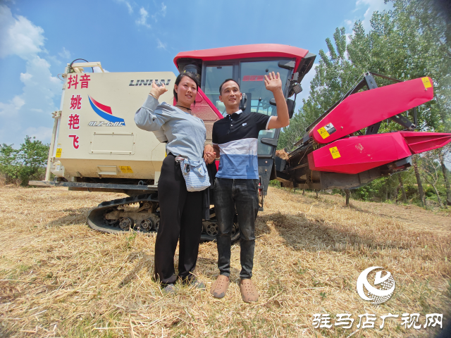 十五載追逐麥浪 助農(nóng)民顆粒歸倉 平輿縣90后網(wǎng)紅夫婦開收割機(jī)縱橫中國跨區(qū)搶收