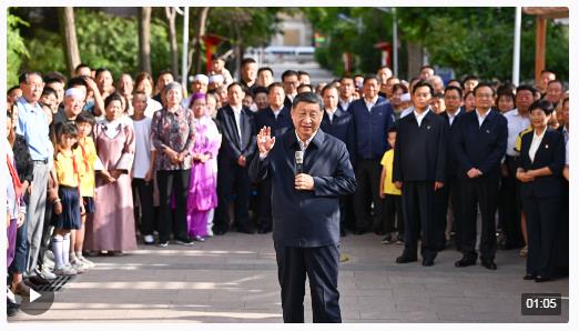 獨家視頻丨習近平在寧夏考察調研