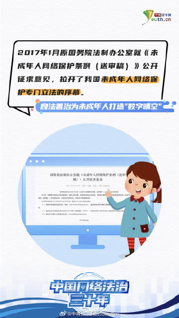 法治網(wǎng)事|良法善治為未成年人打造“數(shù)字晴空”